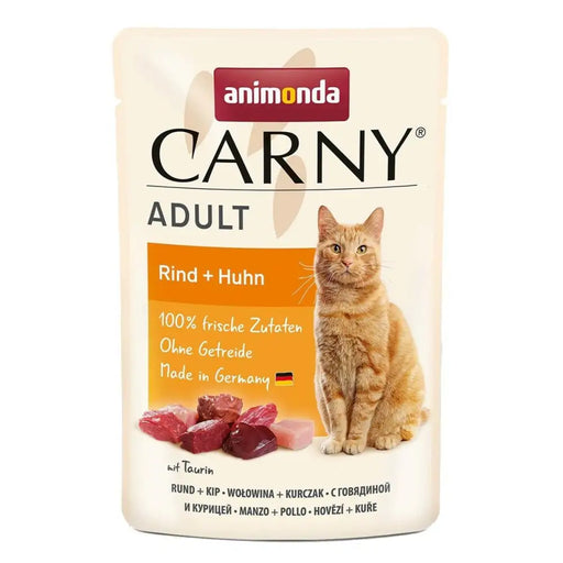 Cat food Animonda Carny Adult Beef and chicken Beef 85 g - Хранене на домашни любимци<<<Домашни Животни<<<Дом