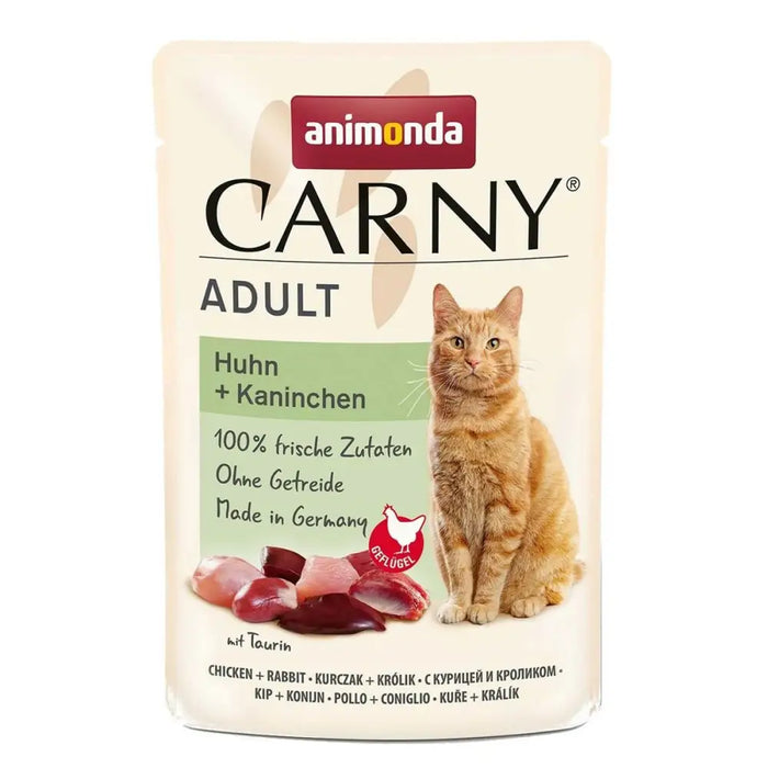 Cat food Animonda Carny Adult Chicken and rabbit Chicken 85 g - Хранене на домашни любимци<<<Домашни Животни<<<Дом