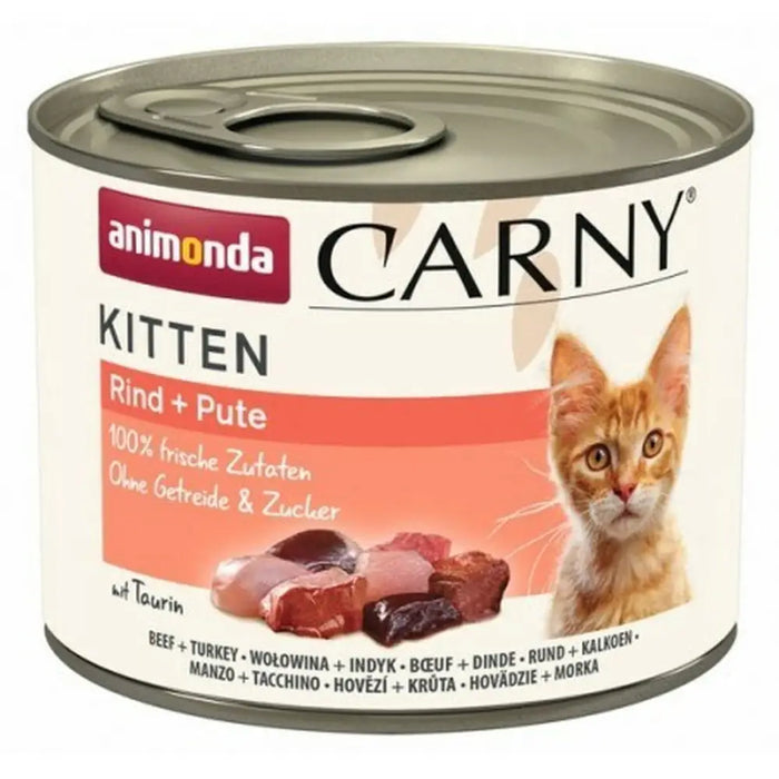 Cat food Animonda Carny Kitten Turkey Veal 200 g - Хранене на домашни любимци<<<Домашни Животни<<<Дом