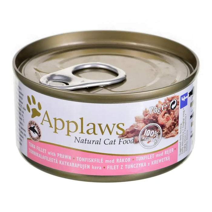 Cat food Applaws Tuna fillet with prawn in broth Fish Prawns 70 g - Хранене на домашни любимци<<<Домашни Животни<<<Дом
