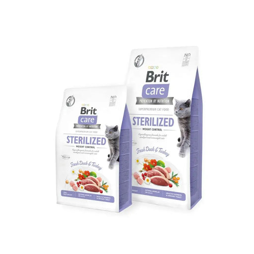 Cat food Brit Sterilized Adult Turkey Duck 7 kg - Хранене на домашни любимци<<<Домашни Животни<<<Дом