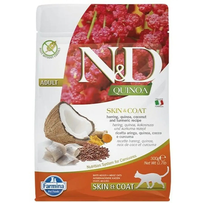 Cat food Farmina Skin&Coat Adult Coconut 300 g - Хранене на домашни любимци<<<Домашни Животни<<<Дом