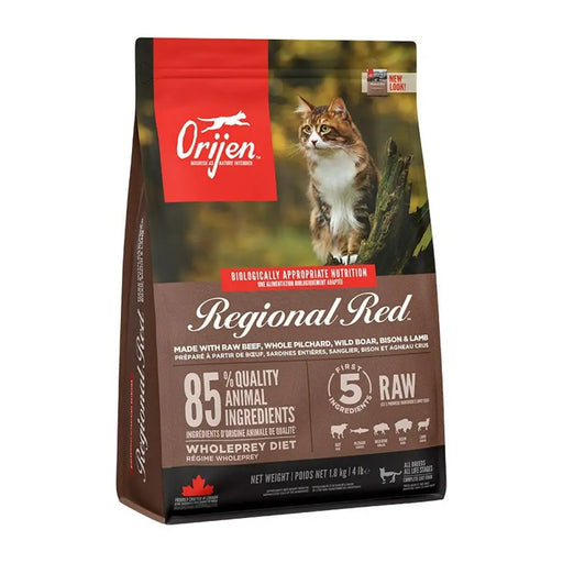 Cat food Orijen Regional Red Adult Veal Lamb Beef Wild Boar 1,8 kg - Хранене на домашни любимци<<<Домашни Животни<<<Дом