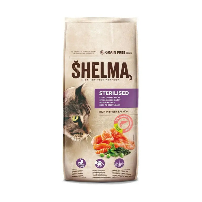 Cat food Shelma Salmon 8 kg - Хранене на домашни любимци<<<Домашни Животни<<<Дом Градина<<<BigBuy&&&Dry