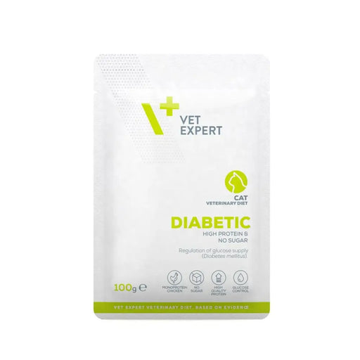 Cat food VETEXPERT Diabetic Cat Chicken 100 g - Хранене на домашни любимци<<<Домашни Животни<<<Дом