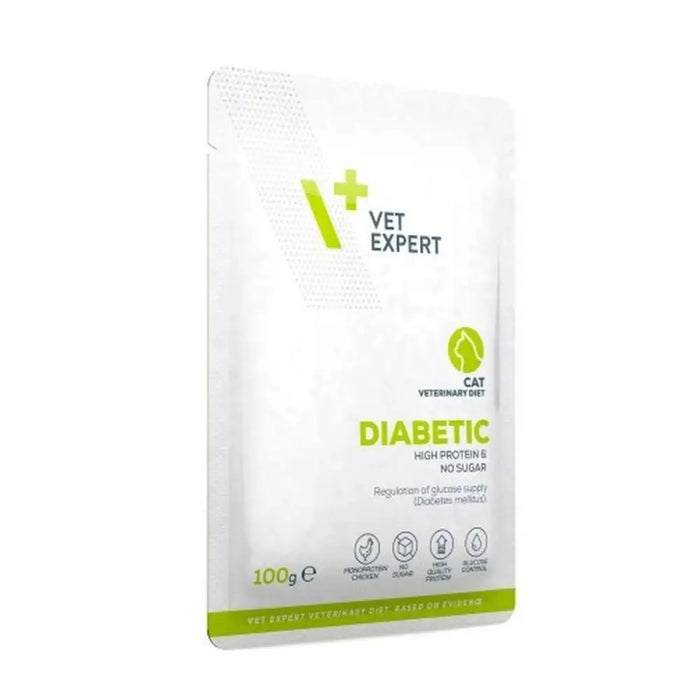 Cat food VETEXPERT Diabetic Cat Chicken 100 g - Хранене на домашни любимци<<<Домашни Животни<<<Дом