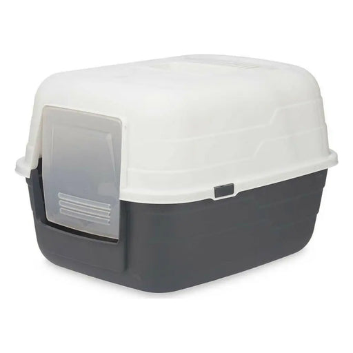 Cat Litter Box Mascow Grey Anthracite Plastic 48 x 32 x 38 cm (12 Units) - Домашни Животни<<<Дом