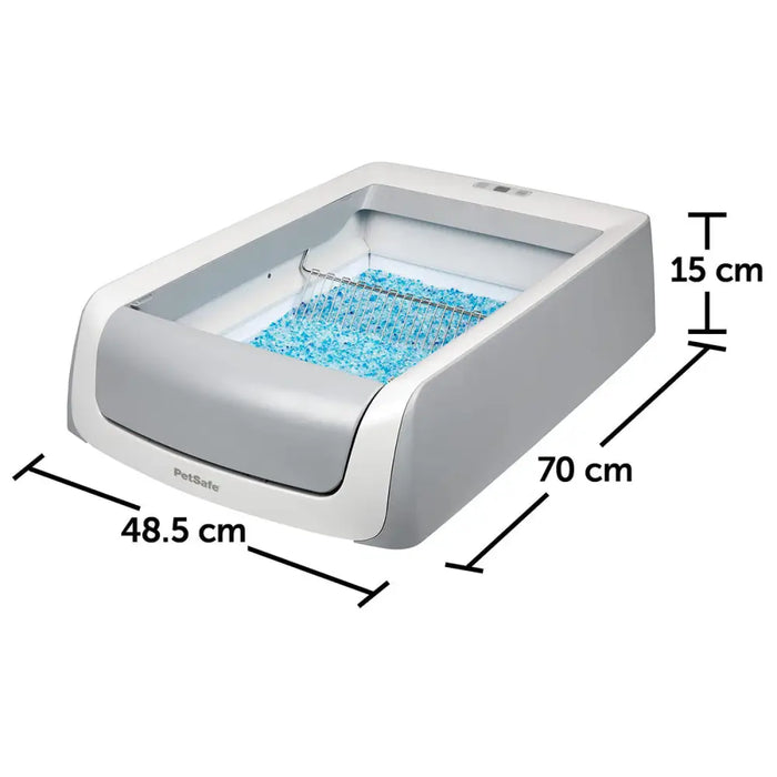 Cat Litter Box PetSafe Self-cleaning 15 x 70 x 48,5 cm White Plastic - Домашни Животни<<<Дом