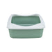 Cat Litter Box Trixie Classic White Green Plastic 37 × 15 × 48 cm - Домашни Животни<<<Дом