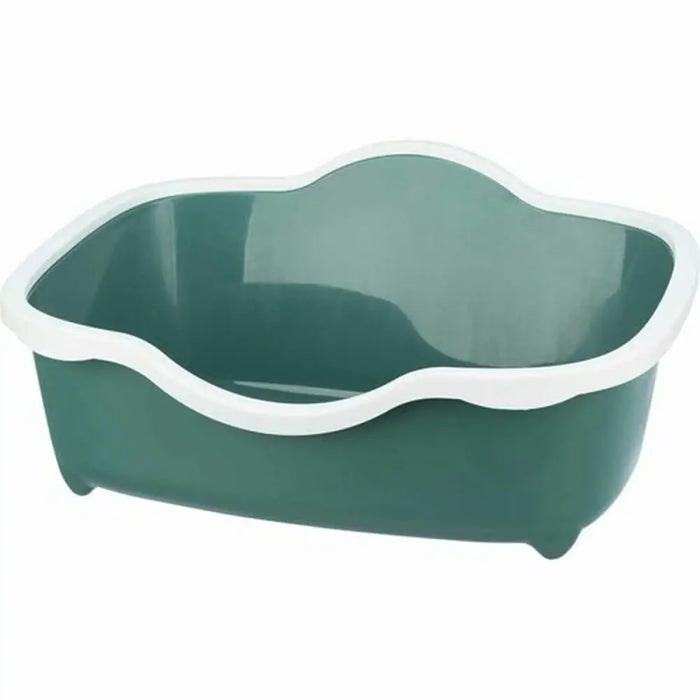 Cat Litter Box Trixie Davio White Green Plastic 56 x 26 x 39 cm - Домашни Животни<<<Дом