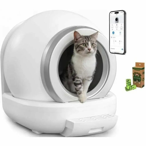 Cat Litter Box White Grey - Домашни Животни<<<Дом Градина<<<BigBuy&&&Играчки<<<Домашни Животни<<<Дом Градина<<<BigBuy