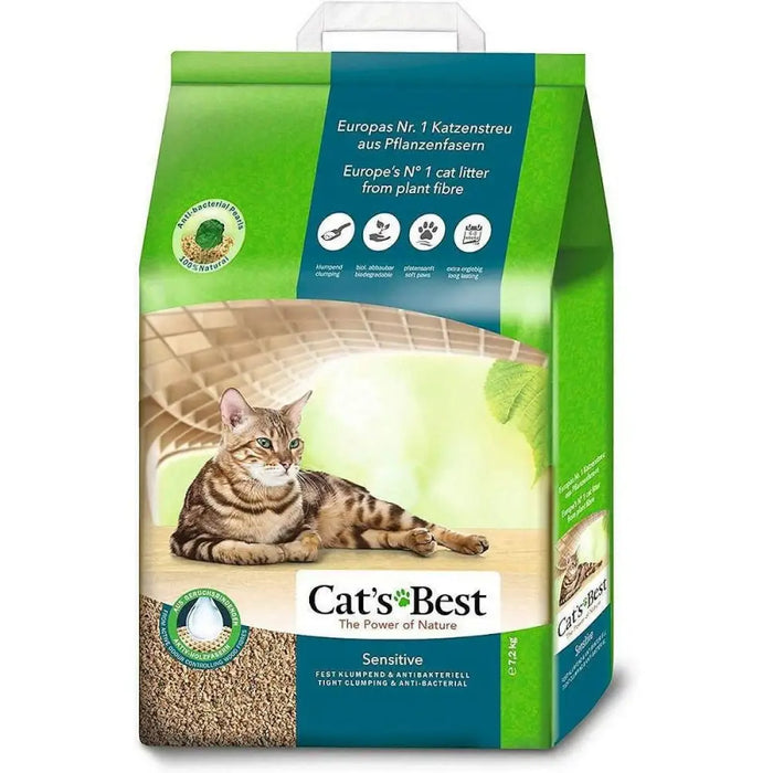 Cat Litter Cat’s Best Sensitive Wood 20 L - Здраве и хигиена<<<Домашни Животни<<<Дом