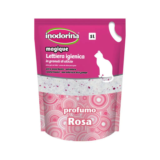 Cat Litter Inodorina MAGIQUE ROSE Roses 5 L - Домашни Животни<<<Дом Градина<<<BigBuy&&&Здраве и хигиена<<<Домашни