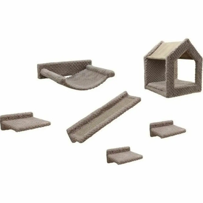 Cat scratching post Kerbl MONTE BALDO Grey (6 Units) - Домашни Животни<<<Дом Градина<<<BigBuy&&&Здраве и