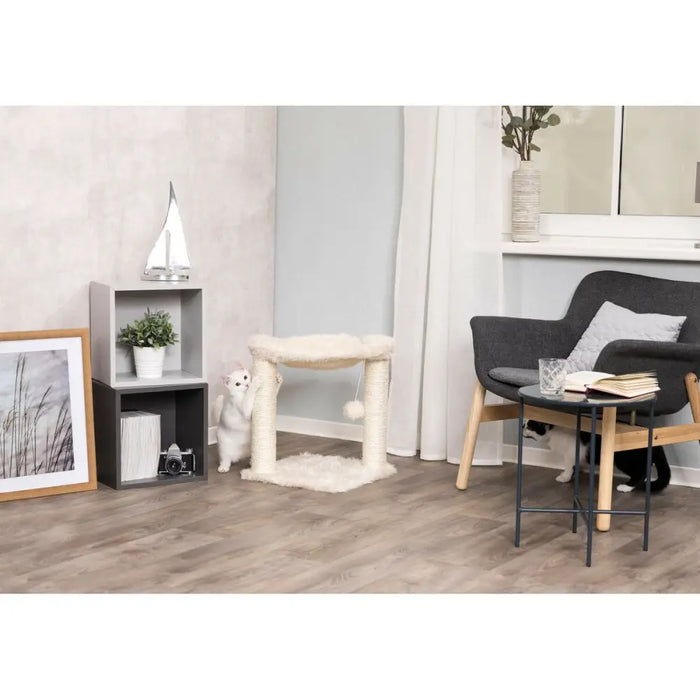 Cat scratching post Trixie Baza Cream Wood Sisal 50 cm - Домашни Животни<<<Дом Градина<<<BigBuy&&&Здраве и