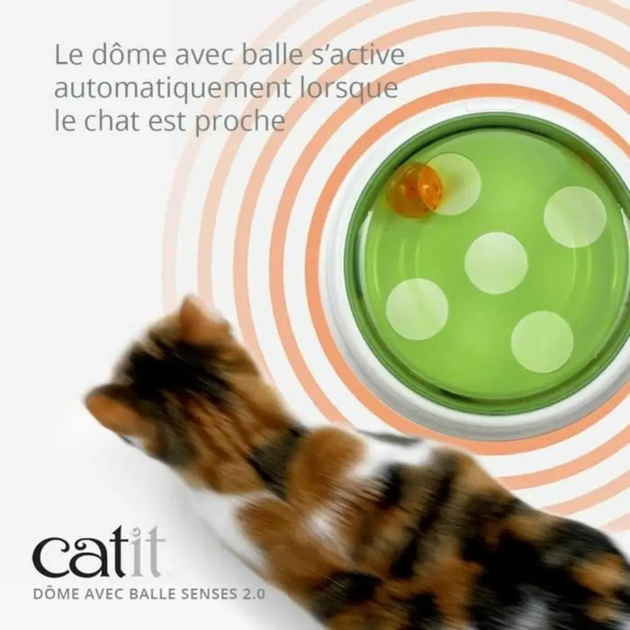 Cat toy Catit Senses 2.0 Ball Dome Green 24 x 24 x 8 cm - Домашни Животни<<<Дом Градина<<<BigBuy&&&Играчки<<<Домашни