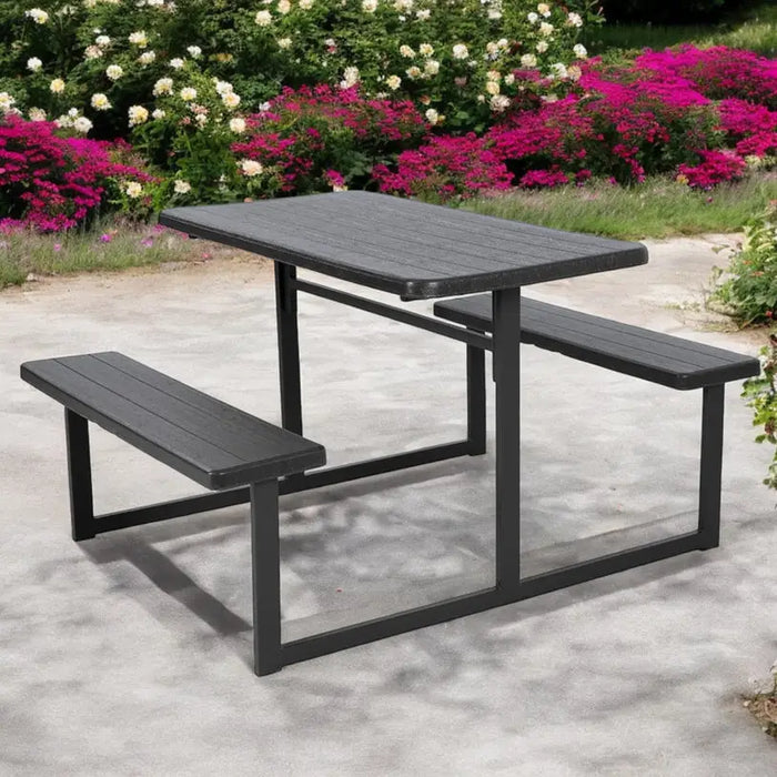 CATERING SET TABLE WITH TWO BENCHES HDPE GARDEN STAR HD-10760 - Комплекти<<<Градински мебели<<<Градина<<<Praktiker