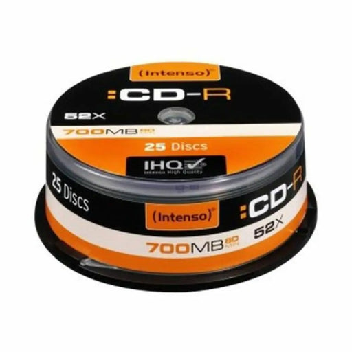 CD-R INTENSO 1001124 52x 700 MB (25 uds) - Електроника Звук<<<Компютри| Електроника<<<BigBuy&&&CD и DVD<<<Електроника