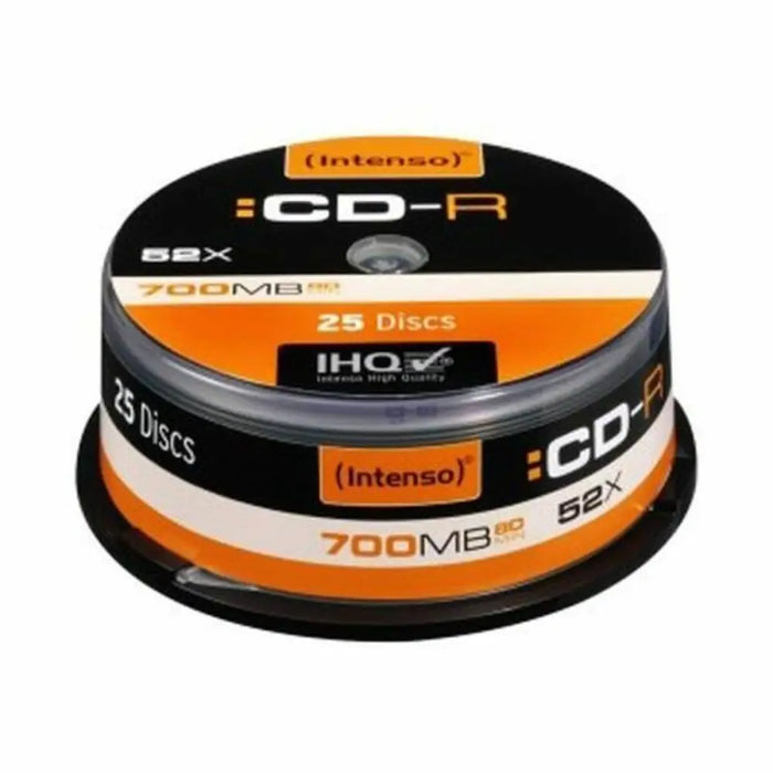 CD-R INTENSO 1001124 52x 700 MB (25 uds) - Електроника Звук<<<Компютри| Електроника<<<BigBuy&&&CD и DVD<<<Електроника