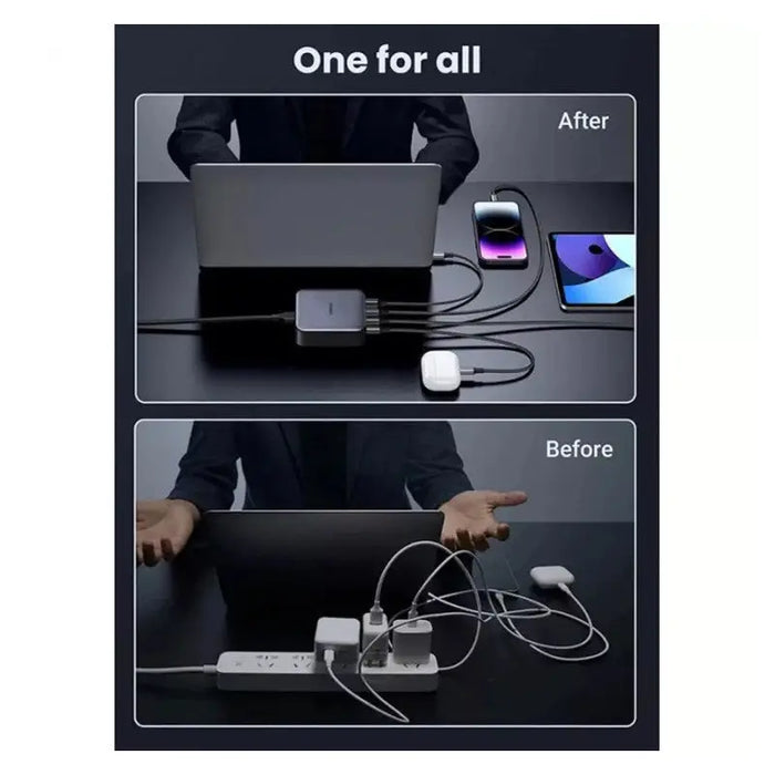 CD328 DESK CHARGER 220V 3xUSB-C,1xUSB-A,100W UGREEN - Зарядни устройства<<<Аксесоари за мобилни устройства и