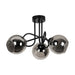 CEILING 3XE27 BLACK LIGHTSTYLE ALEX - Плафони<<<Вътрешно осветление<<<Мебели и