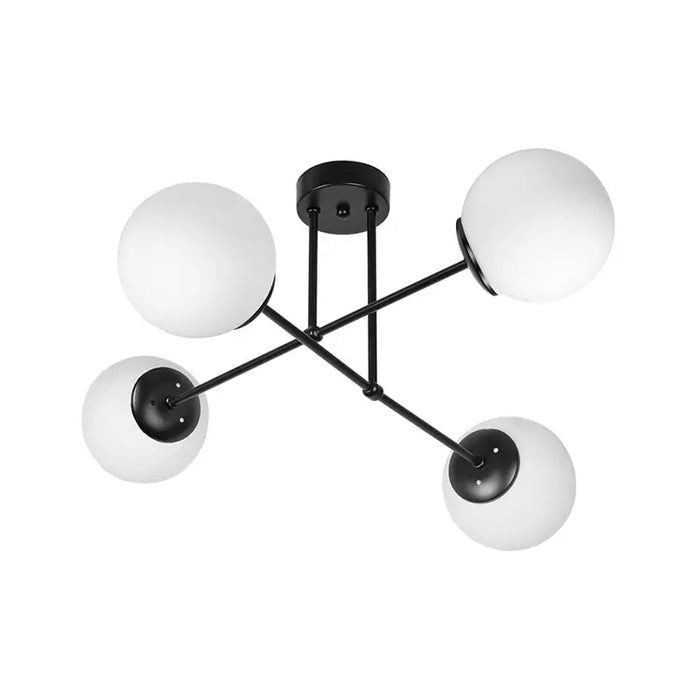 CEILING 4XE27 BLACK LIGHTSTYLE GUARD - Плафони<<<Вътрешно осветление<<<Мебели и