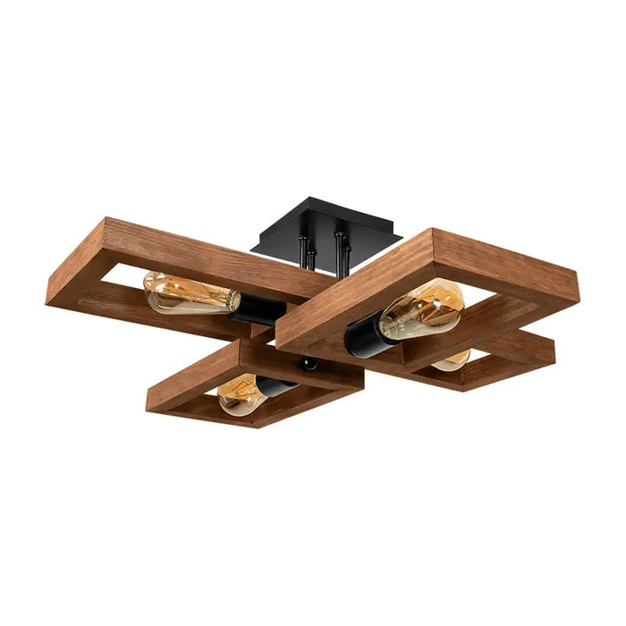 CEILING 4XE27 ROSEWOOD LIGHTSTYLE TIERA - Плафони<<<Вътрешно осветление<<<Мебели и