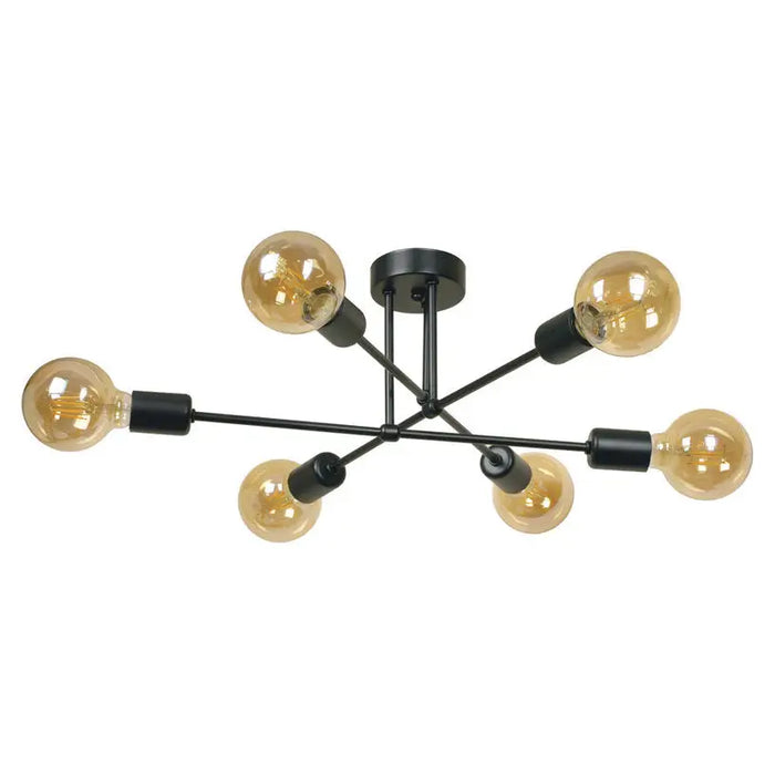CEILING 6XE27 LIGHTSTYLE COMPASS - Плафони<<<Вътрешно осветление<<<Мебели и интериор<<<Praktiker&&&Плафони<<<Вътрешно