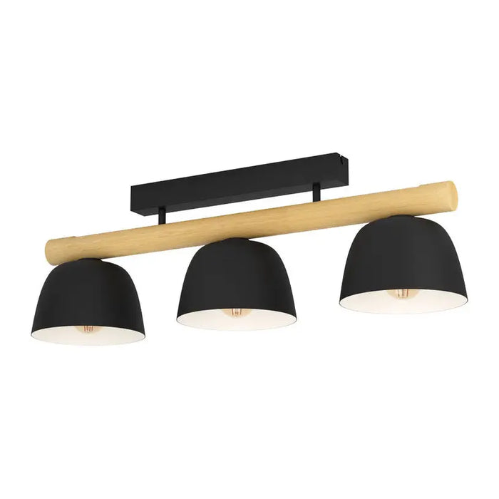 CEILING LAMP 3XE27 BLACK EGLO SHERBURN - Плафони<<<Вътрешно осветление<<<Мебели и