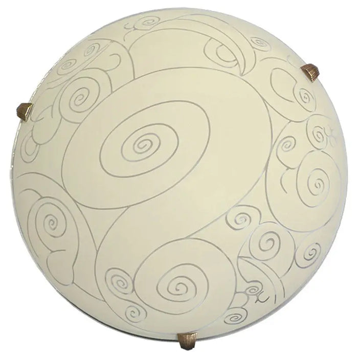 CEILING LAMP 60W F30 ECRUE LIGHTSTYLE WIND - Плафони<<<Вътрешно осветление<<<Мебели и