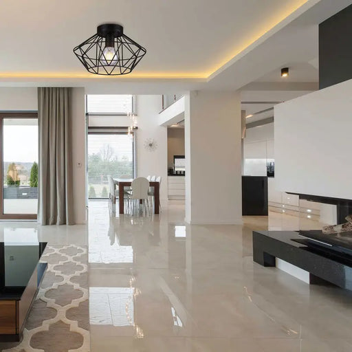 CEILING LAMP E27 BLACK VIVALUX FRODO - Спотове<<<Вътрешно осветление<<<Мебели и
