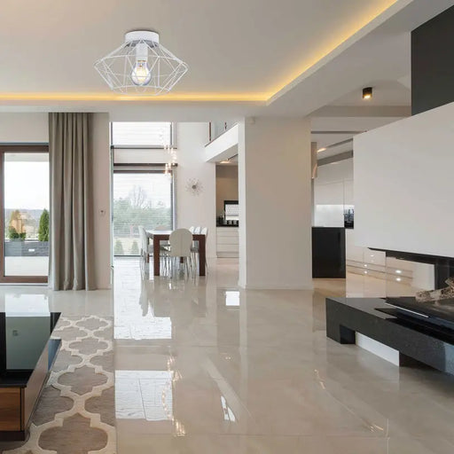 CEILING LAMP E27 WHITE VIVALUX FRODO - Спотове<<<Вътрешно осветление<<<Мебели и