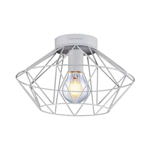 CEILING LAMP E27 WHITE VIVALUX FRODO - Спотове<<<Вътрешно осветление<<<Мебели и