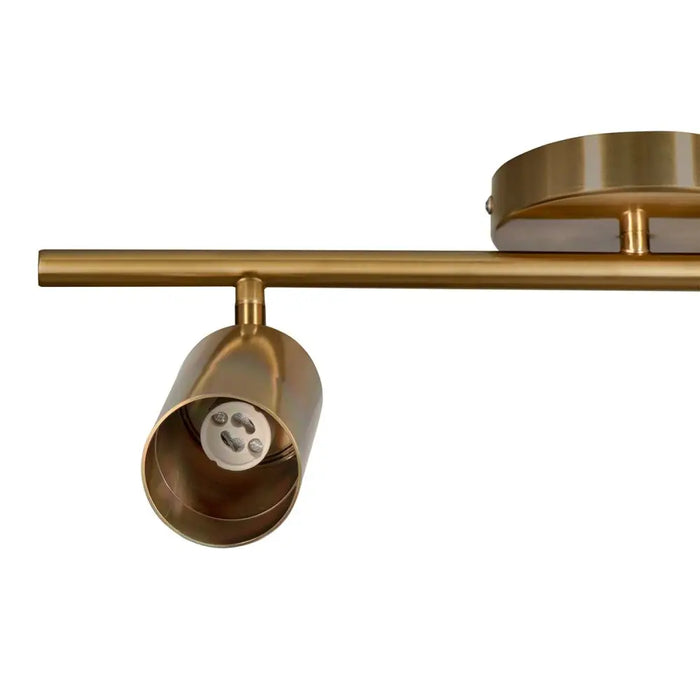 Ceiling Light Activejet AJE-SPECTRA 2P Gold Golden Metal 40 W - Лампи<<<Декорация и Осветление<<<Дом