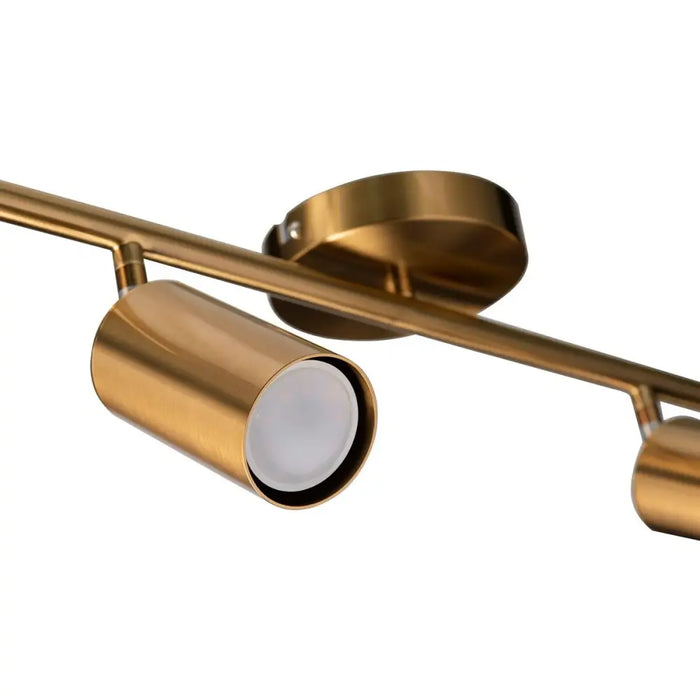 Ceiling Light Activejet AJE-SPECTRA 4P Gold Golden Metal 40 W - Лампи<<<Декорация и Осветление<<<Дом