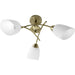 Ceiling Light Activejet NIKITA 3P Patyna White Metal Glass 120 W - Лампи<<<Декорация и Осветление<<<Дом
