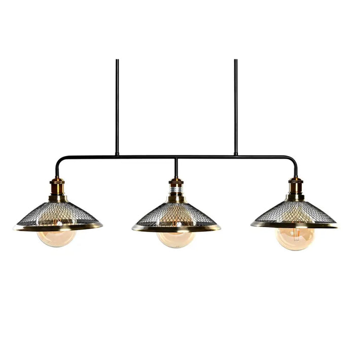 Ceiling Light DKD Home Decor 100 x 29 x 22 cm Black Golden Metal 50 W - Лампи<<<Декорация и Осветление<<<Дом