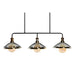 Ceiling Light DKD Home Decor 100 x 29 x 22 cm Black Golden Metal 50 W - Лампи<<<Декорация и Осветление<<<Дом