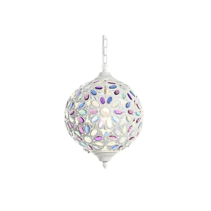 Ceiling Light DKD Home Decor 28 x 28 x 44 cm Metal White Multicolour 50 W - Декорация и Осветление<<<Дом
