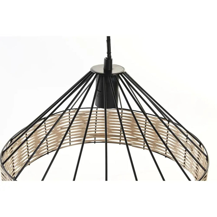 Ceiling Light DKD Home Decor 35 x 35 x 22 cm Black Metal Rattan 50 W (2 Units) - Декорация и Осветление<<<Дом