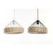 Ceiling Light DKD Home Decor 35 x 35 x 22 cm Black Metal Rattan 50 W (2 Units) - Декорация и Осветление<<<Дом