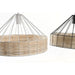 Ceiling Light DKD Home Decor 35 x 35 x 22 cm Black Metal Rattan 50 W (2 Units) - Декорация и Осветление<<<Дом