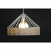 Ceiling Light DKD Home Decor 35 x 35 x 22 cm Black Metal Rattan 50 W (2 Units) - Декорация и Осветление<<<Дом
