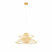 Ceiling Light DKD Home Decor 50 x 50 x 22 cm Light brown Bamboo 50 W - Декорация и Осветление<<<Дом