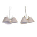 Ceiling Light DKD Home Decor 50 x 46 x 30 cm Golden Metal White 50 W (2 Units) - Декорация и Осветление<<<Дом