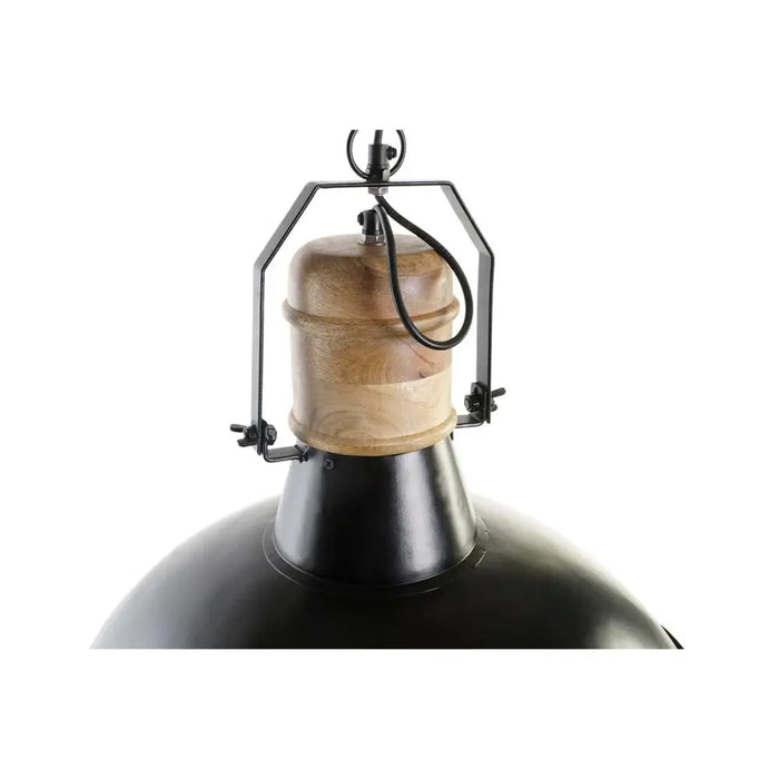 Ceiling Light DKD Home Decor 52 x 52 x 57 cm Black Brown Iron Mango wood 50 W - Декорация и Осветление<<<Дом