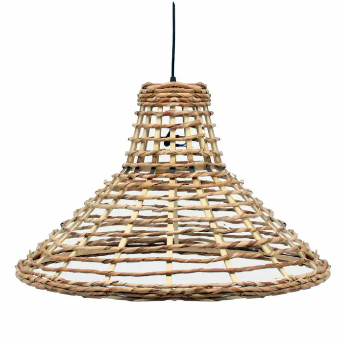 Ceiling Light DKD Home Decor 56 x 56 x 34 cm Brown Rattan 50 W - Декорация и Осветление<<<Дом