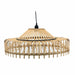 Ceiling Light DKD Home Decor 61 x 61 x 23 cm 61 x 61 x 31 cm Brown Bamboo 50 W - Декорация и Осветление<<<Дом
