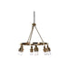 Ceiling Light DKD Home Decor 66 x 66 x 60 cm Crystal Golden Metal 40 W - Декорация и Осветление<<<Дом