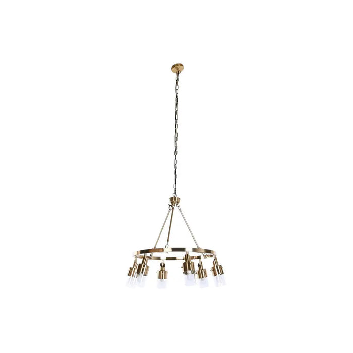 Ceiling Light DKD Home Decor 66 x 66 x 60 cm Crystal Golden Metal 40 W - Декорация и Осветление<<<Дом